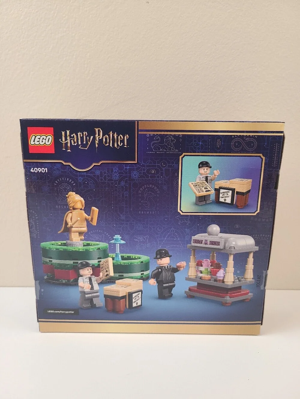 NEW Sealed LEGO Harry Potter Ministry Munchies & The Daily Prophet Stands (40901